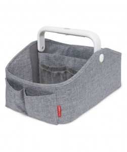 Light up diaper caddy grey